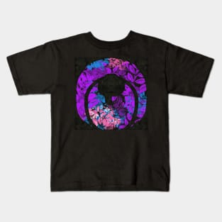 Purple circle Kids T-Shirt